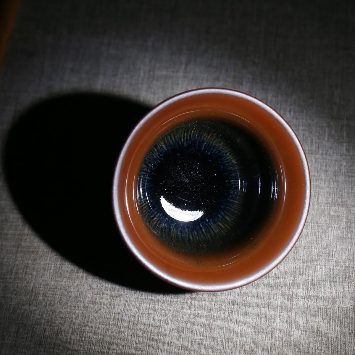 Hare's Fur Gradient Color Brown Dark red Jian Zhan Gift Tea Set - Taishan Tea Club