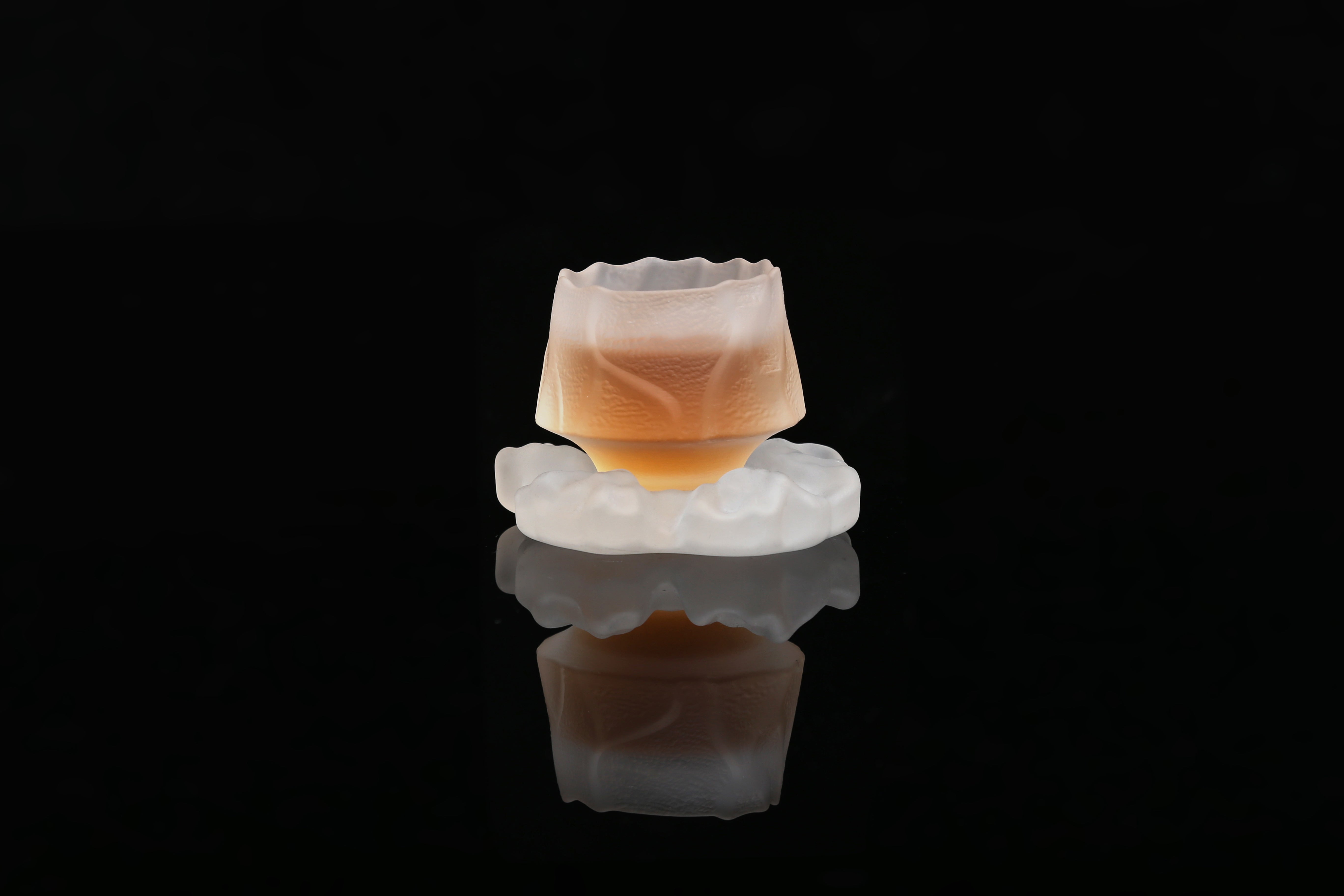 Ice Floe Glass Teacups - Taishan Tea Club