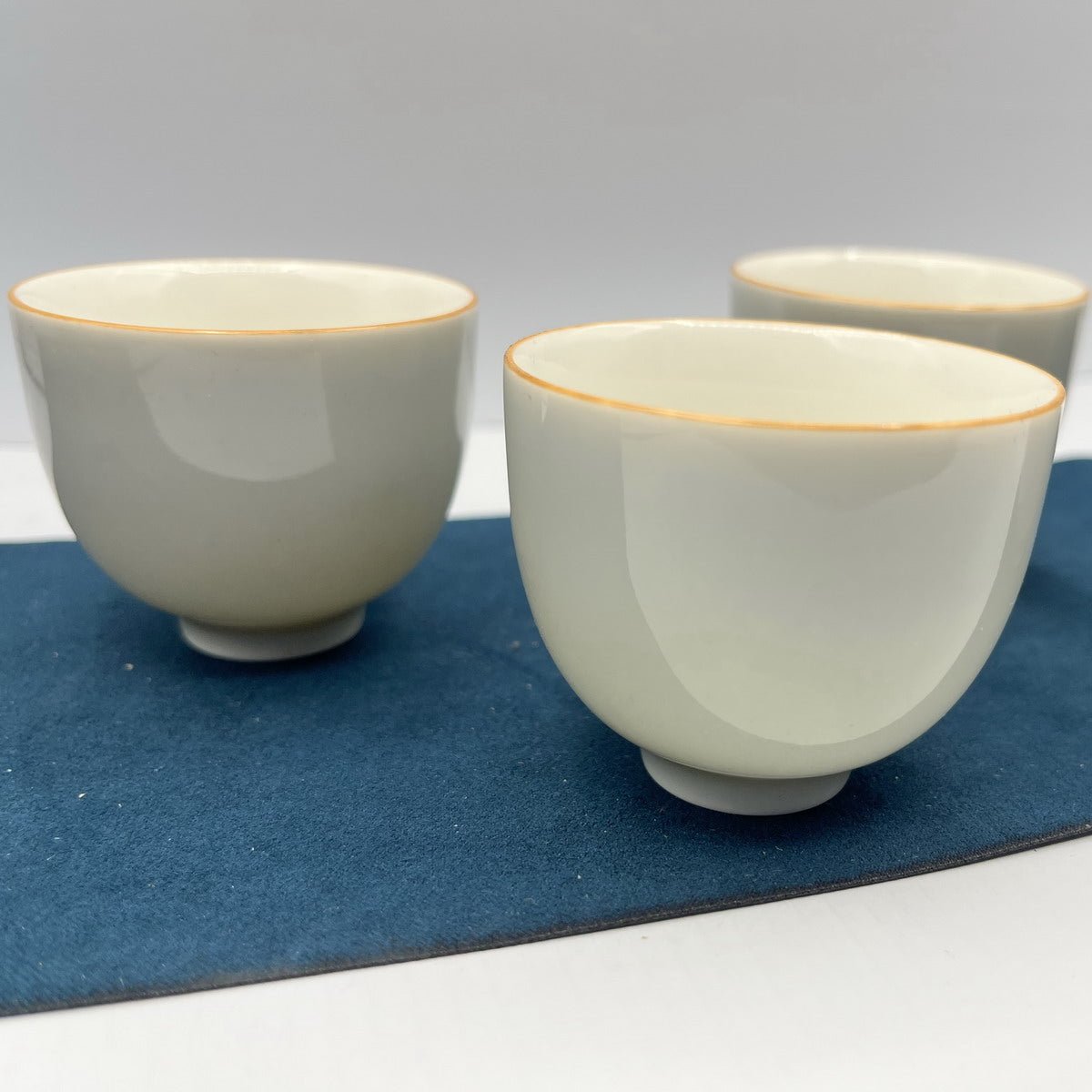 Ice Gray Glazed Ceramic Tea Set - Taishan Tea Club