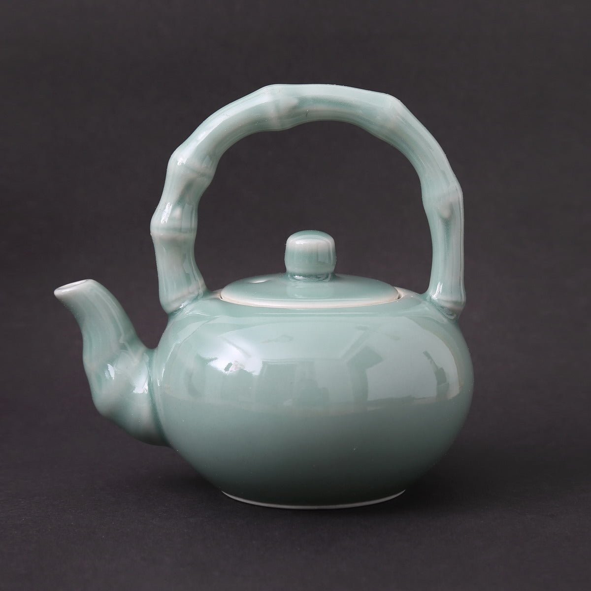 Longquan Celadon Blue Di Ware Bamboo Gift Tea Set - Taishan Tea Club