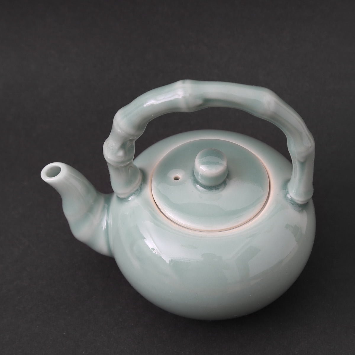 Longquan Celadon Blue Di Ware Bamboo Gift Tea Set - Taishan Tea Club