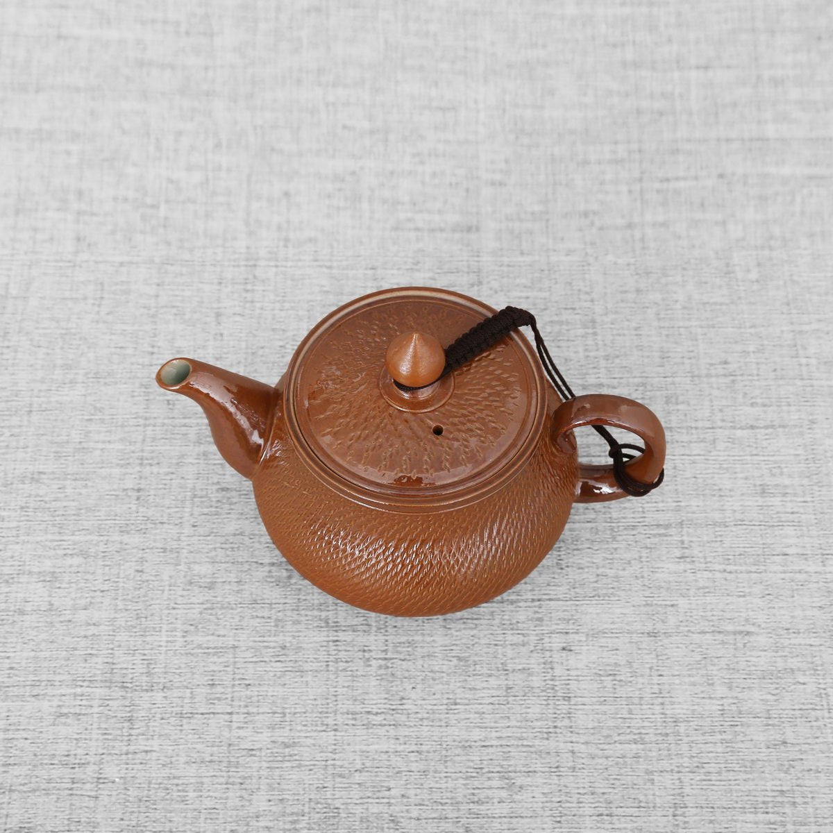 Longquan Celadon Brown Water Ripple Engraving Handcraft Gift Tea Set - Taishan Tea Club