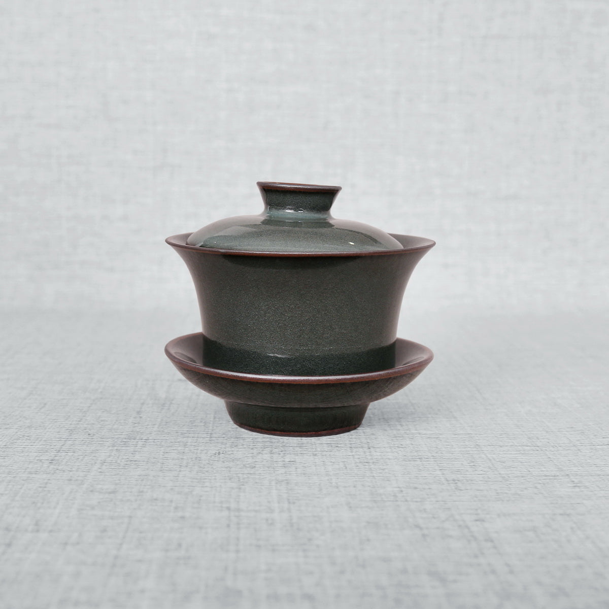 Longquan Celadon Dark Grey Gift Tea Set (Iron Mud) - Taishan Tea Club