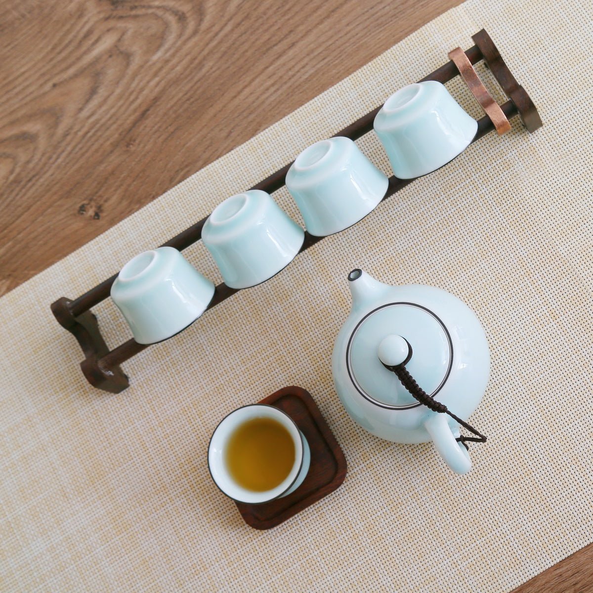 Longquan Celadon Di Ware Gift Tea Set - Taishan Tea Club