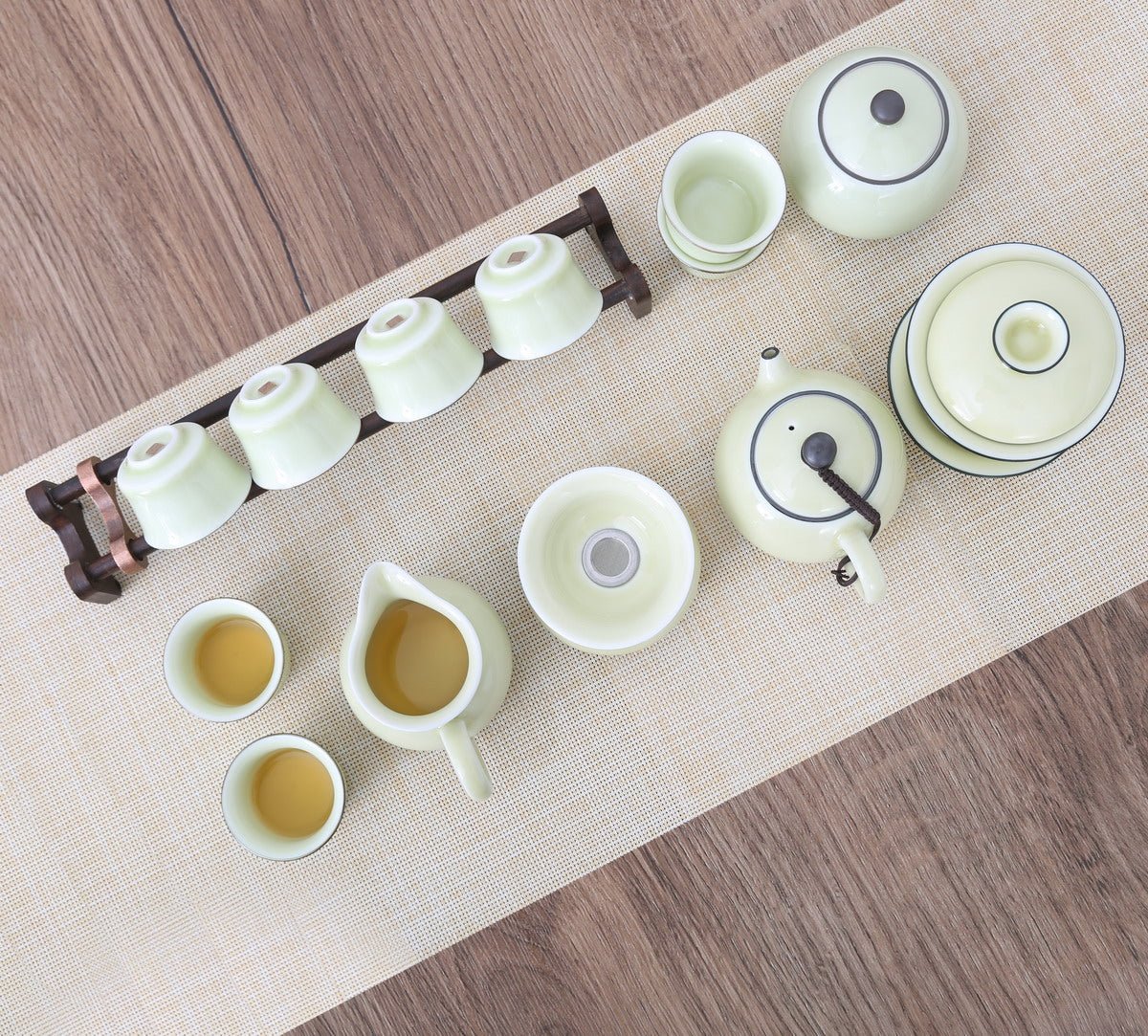 Longquan Celadon Di Ware Gift Tea Set - Taishan Tea Club