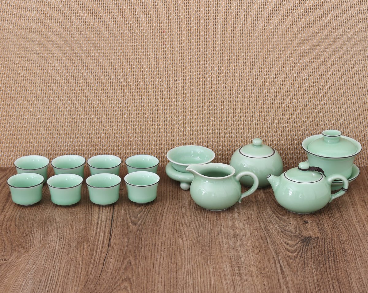 Longquan Celadon Di Ware Gift Tea Set - Taishan Tea Club