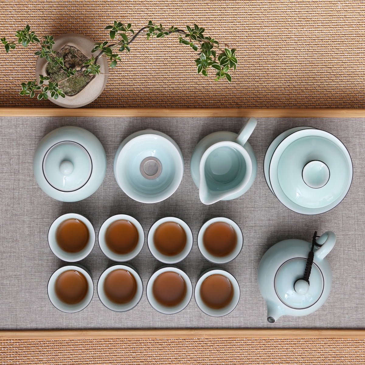 Longquan Celadon Di Ware Gift Tea Set - Taishan Tea Club