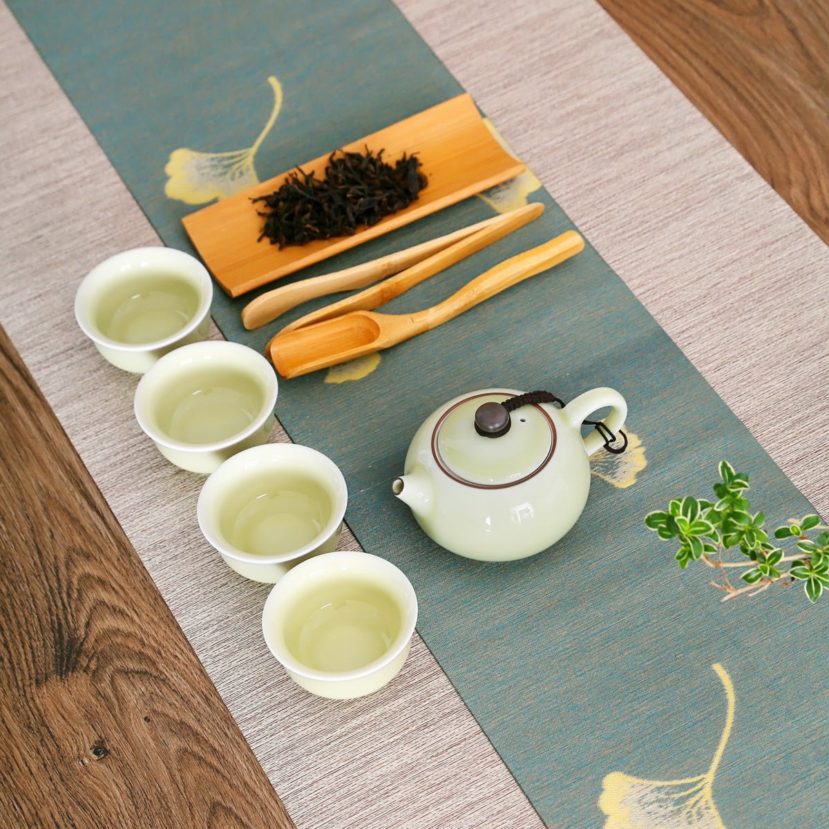 Longquan Celadon Di ware Gift Tea Set - Taishan Tea Club