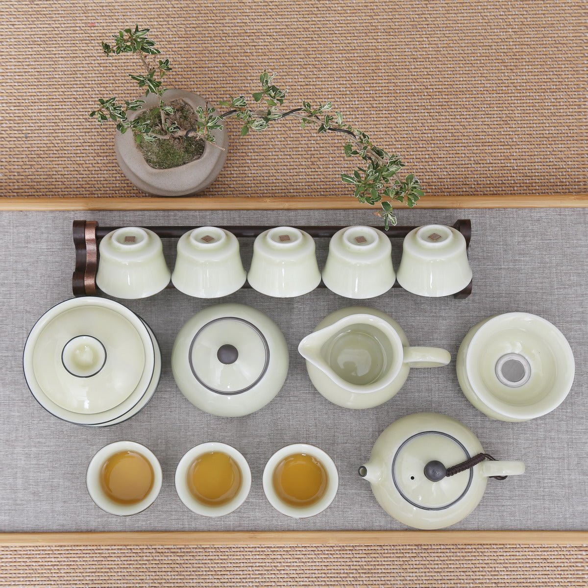 Longquan Celadon Di Ware Gift Tea Set - Taishan Tea Club