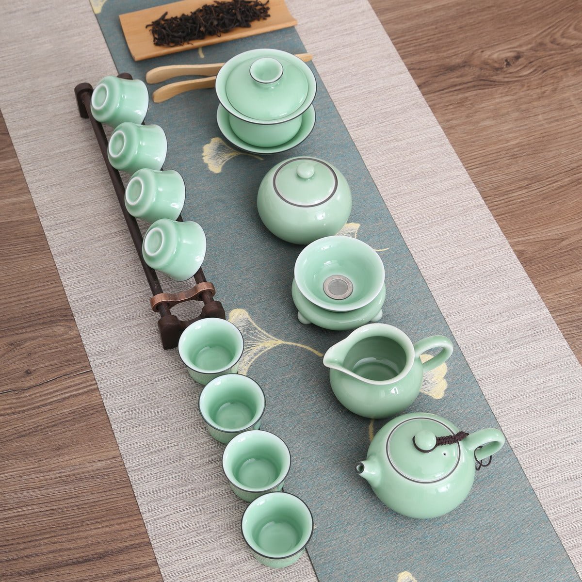 Longquan Celadon Di Ware Gift Tea Set - Taishan Tea Club