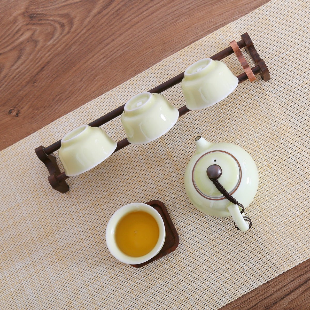 Longquan Celadon Di ware Gift Tea Set - Taishan Tea Club