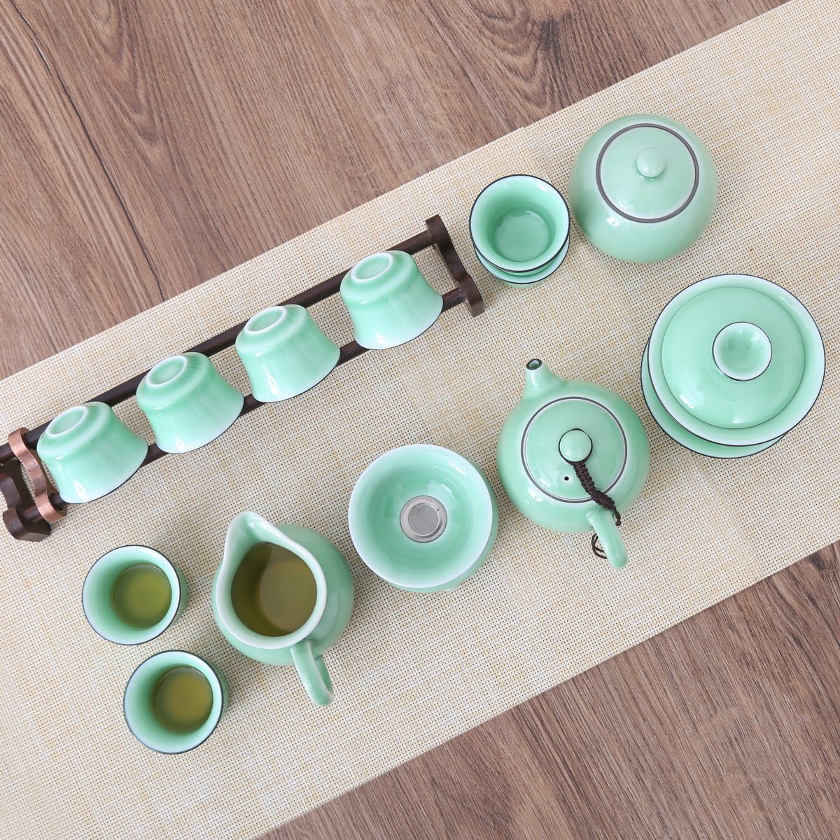 Longquan Celadon Di Ware Gift Tea Set - Taishan Tea Club