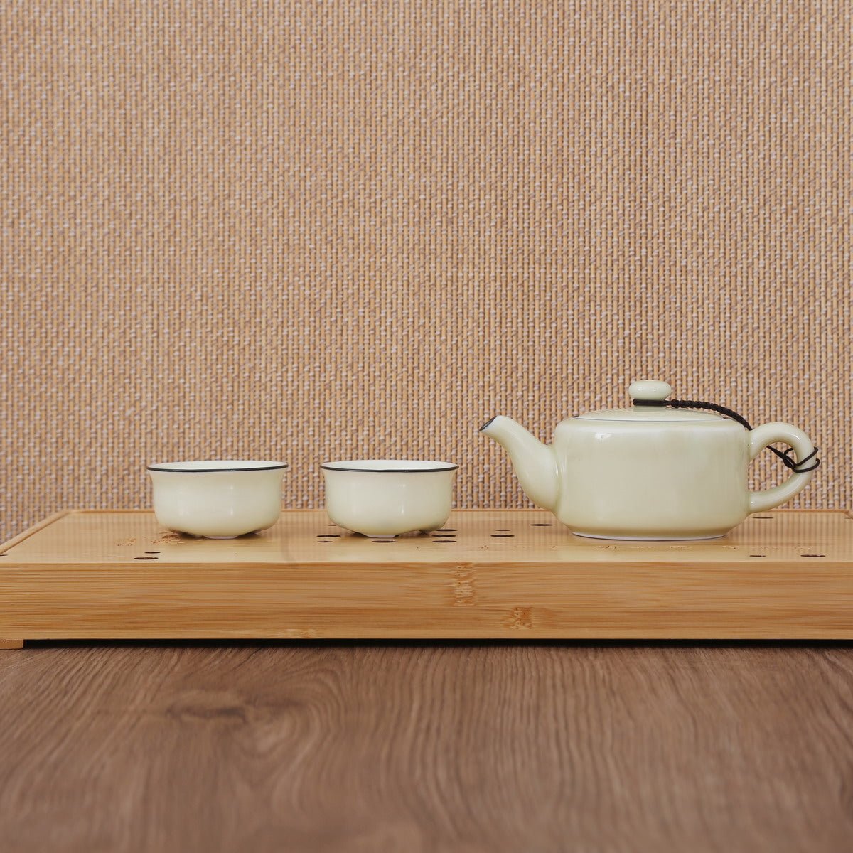 Longquan Celadon Fish Teacup Gift Tea Set - Taishan Tea Club