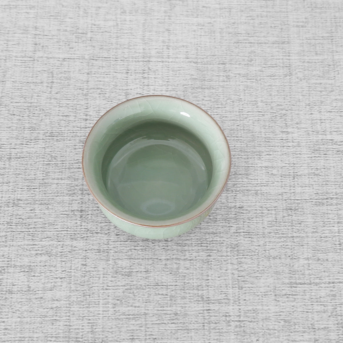 Longquan Celadon Ge ware 2 Wide Cups Gift Tea Set - Taishan Tea Club