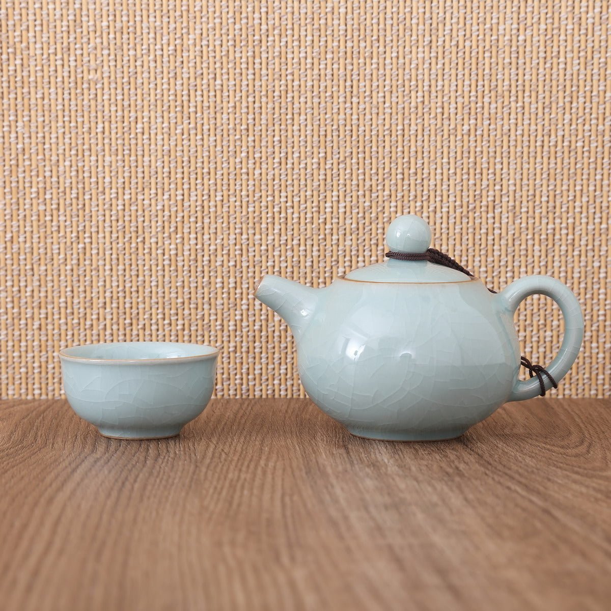 Longquan Celadon Ge Ware Blue Gift Tea Set - Taishan Tea Club