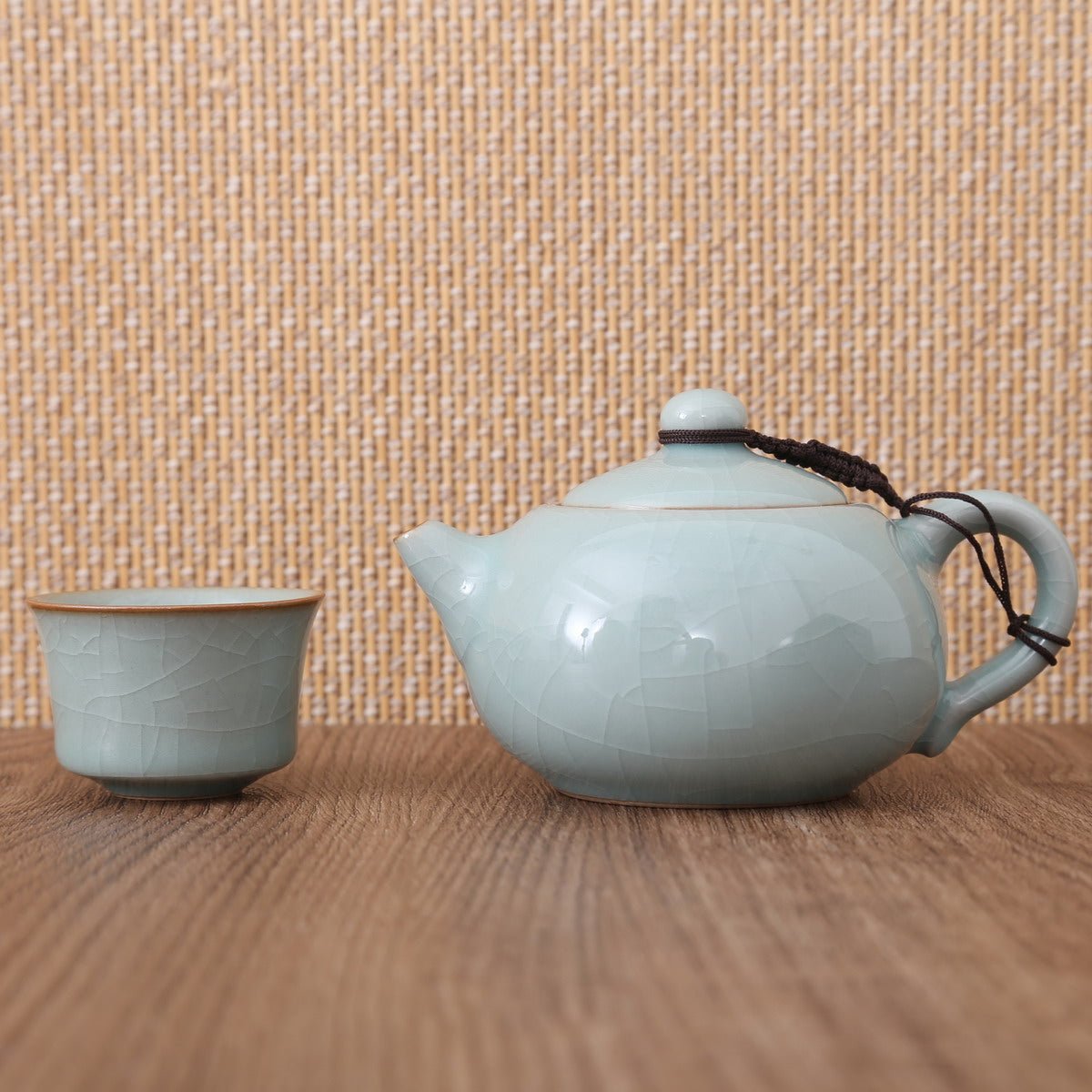 Longquan Celadon Ge Ware Gift Tea Set - Taishan Tea Club