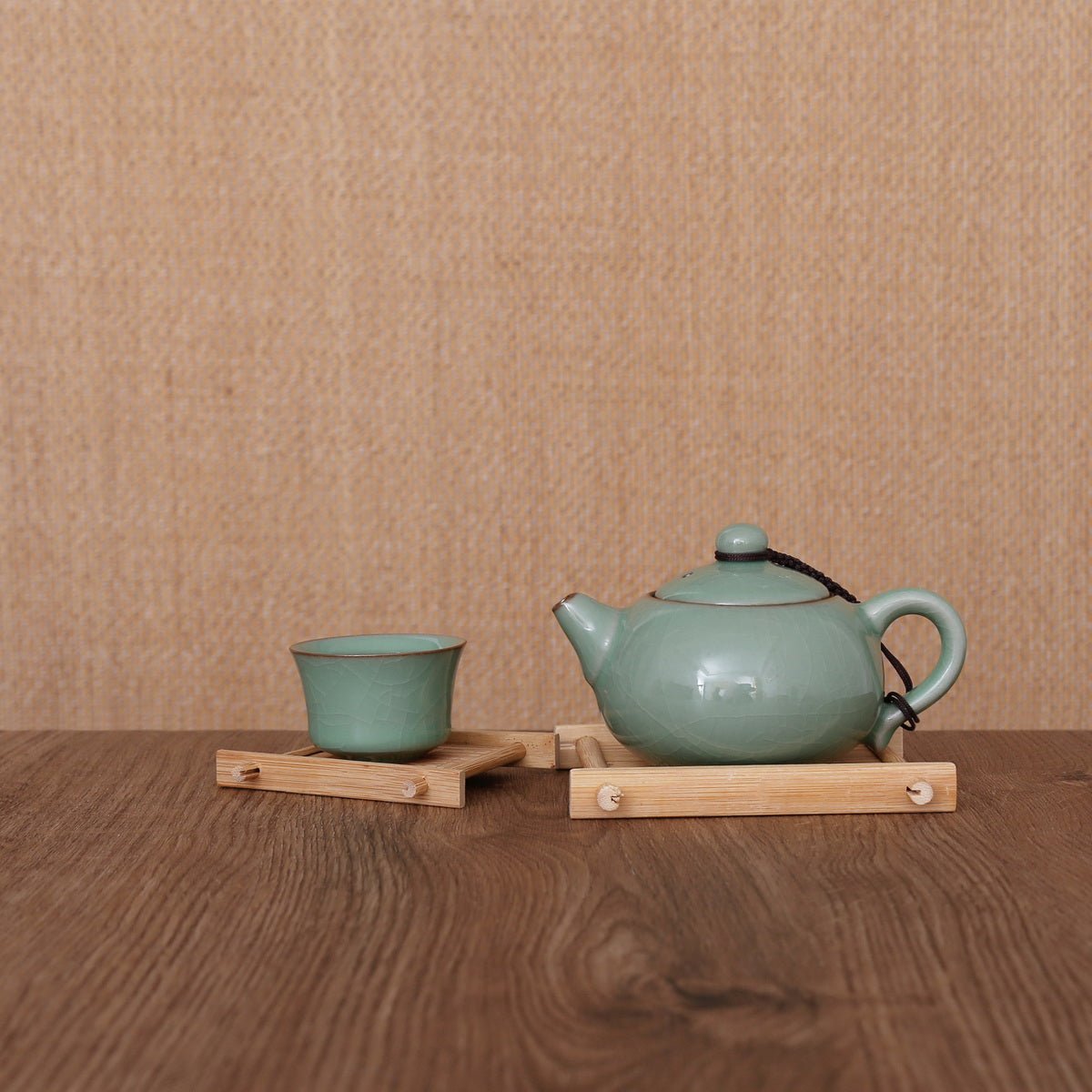 Longquan Celadon Ge Ware Gift Tea Set - Taishan Tea Club