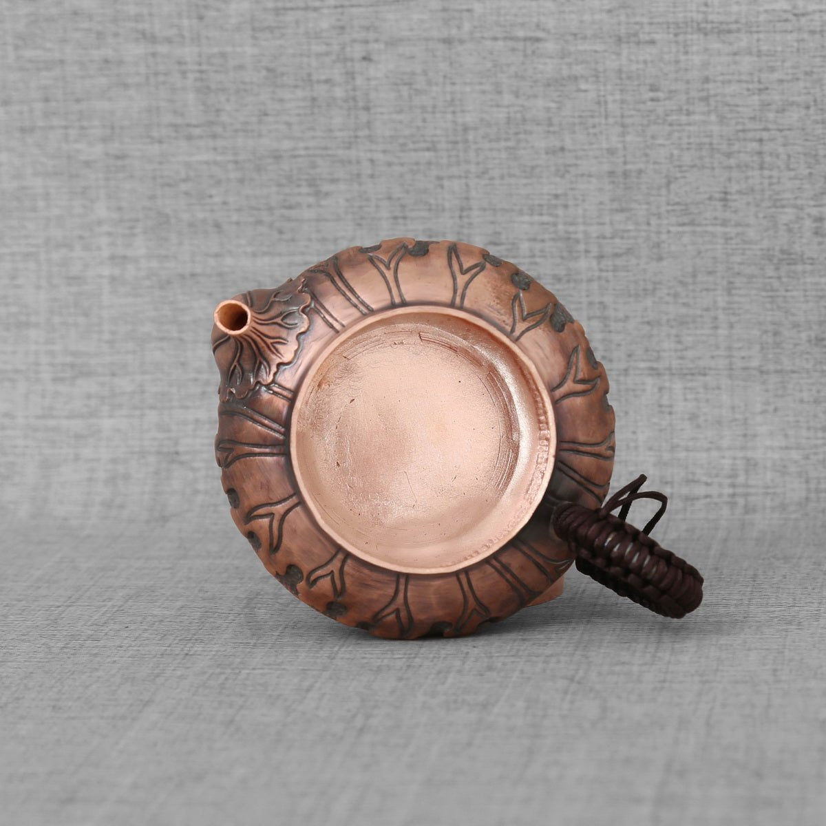 Lotus Leaf Copper Teapot - Taishan Tea Club