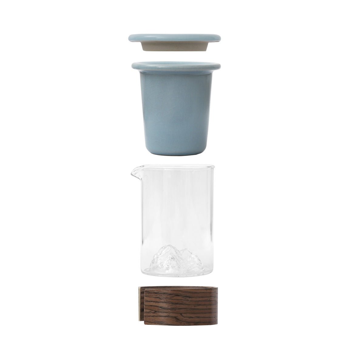 Mountain Peak Travel Kit Bag Tea Set 4 teacups – TSTea