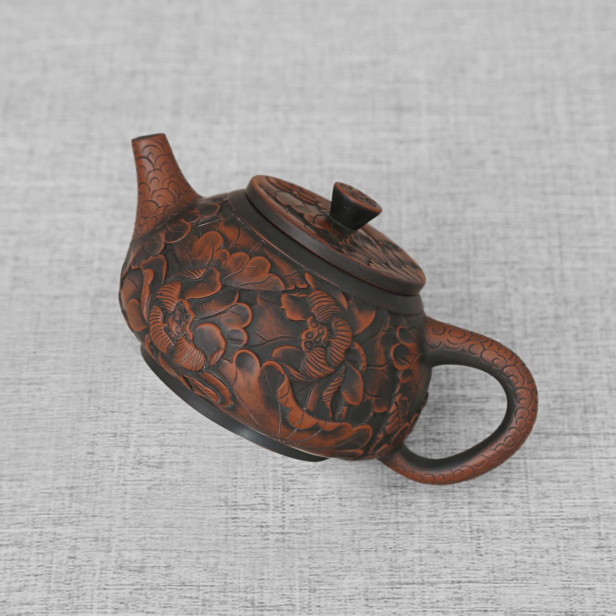 Single Teapot,Purple Pottery SJT1(Man Diao) - Taishan Tea Club