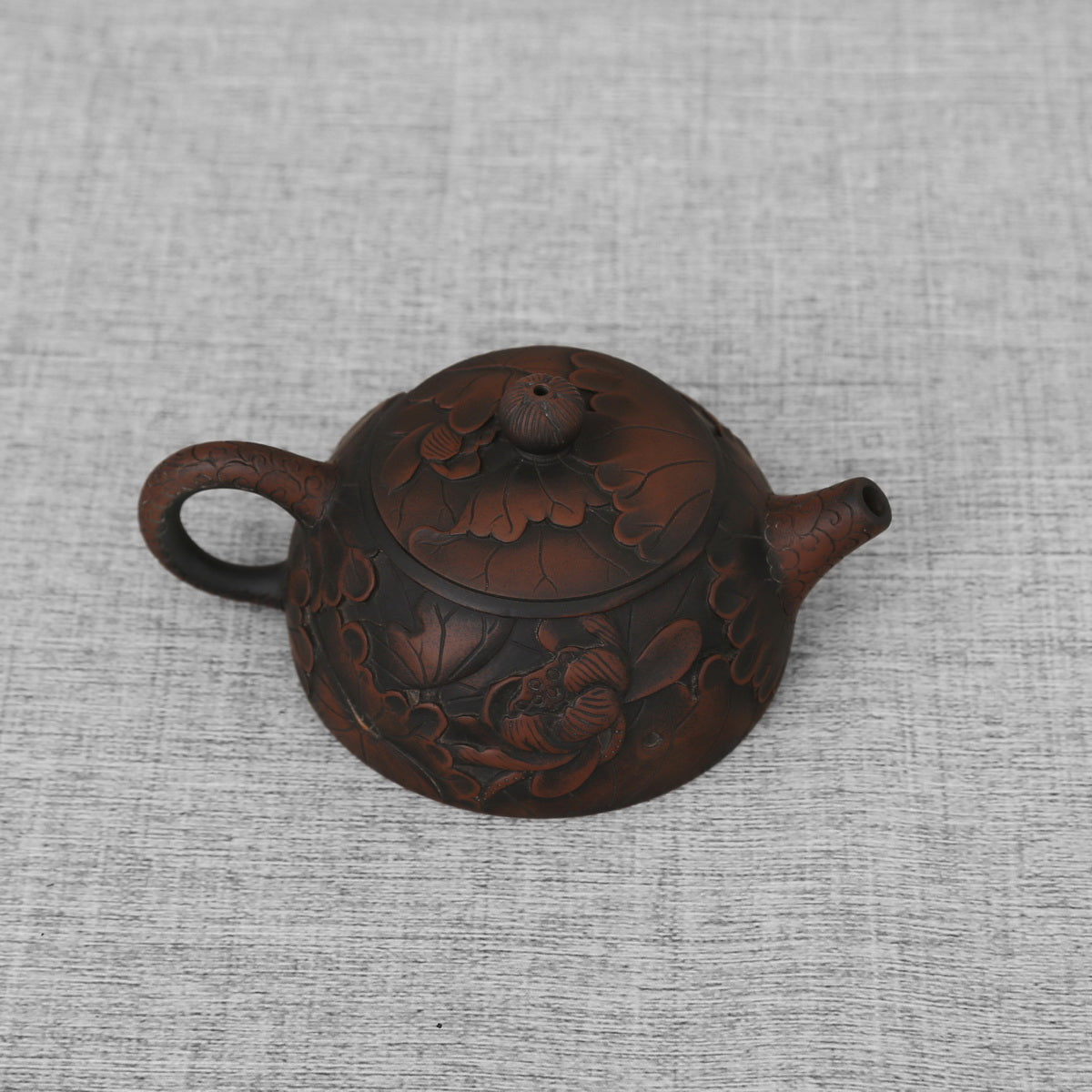 Single Teapot,Purple Pottery SJT3(Man Diao) - Taishan Tea Club