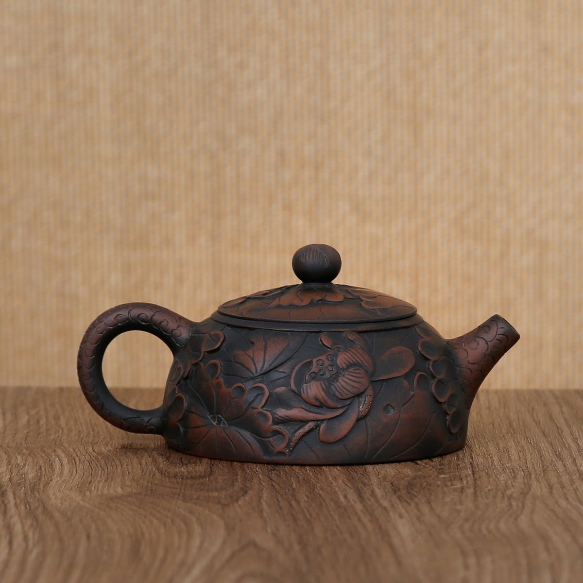 Single Teapot,Purple Pottery SJT3(Man Diao) - Taishan Tea Club