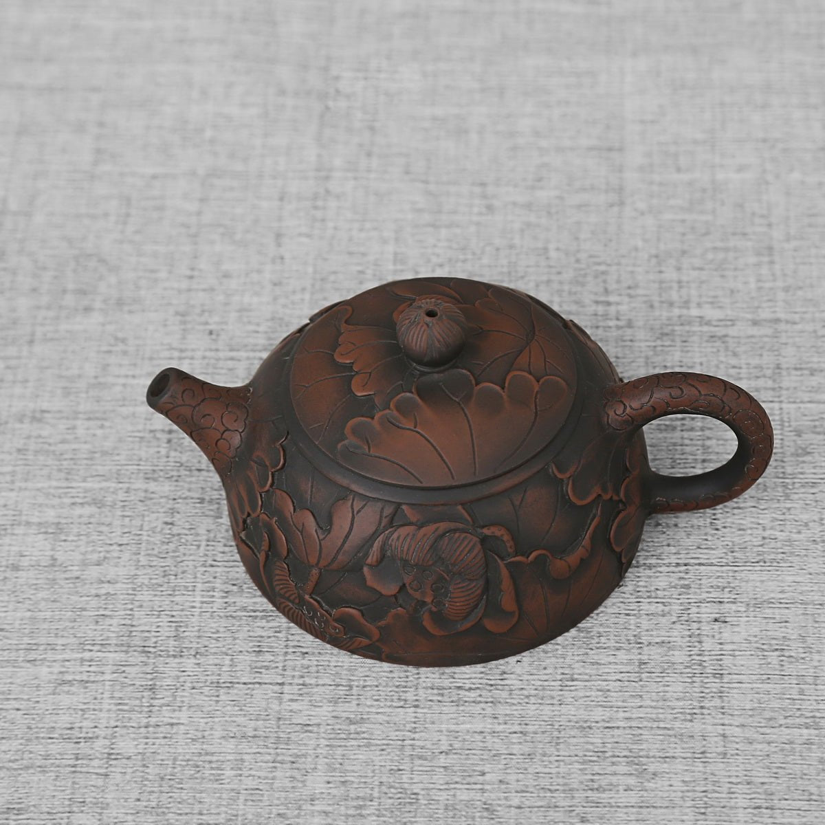 Single Teapot,Purple Pottery SJT3(Man Diao) - Taishan Tea Club