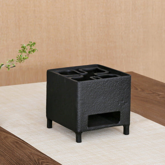 Square Handcraft Iron Stove - Taishan Tea Club