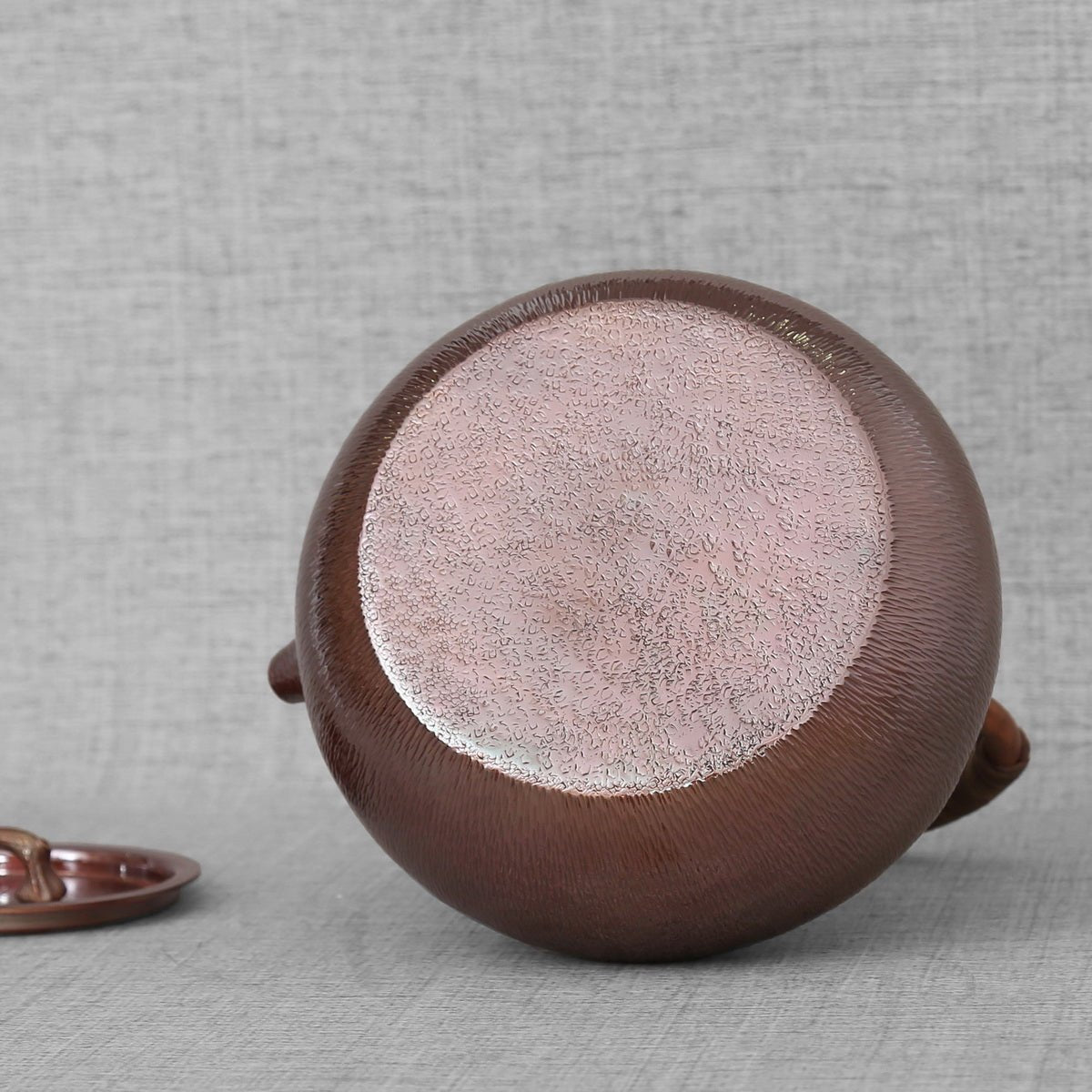 Stripe Pattern Copper Tea Kettle - Taishan Tea Club